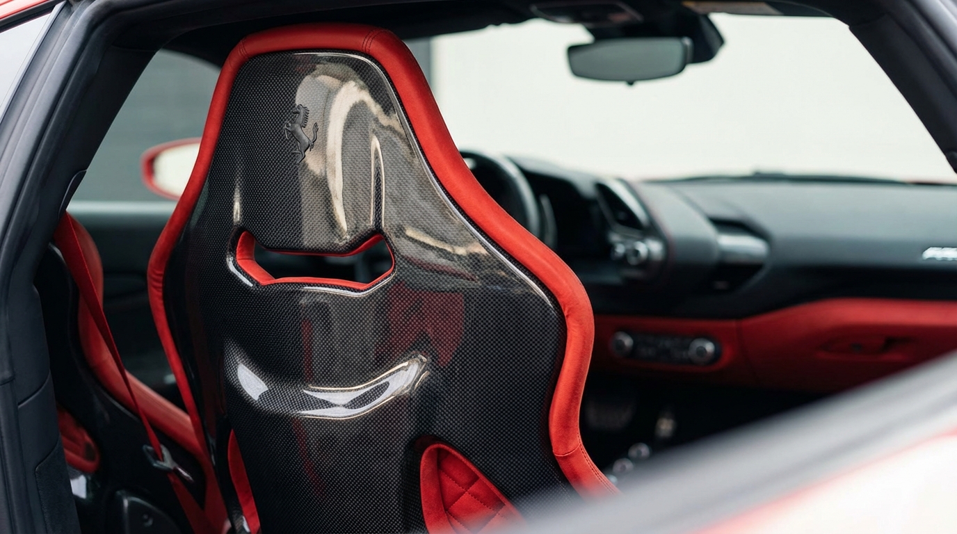 ferrari carbon fiber racing seats comfort review
