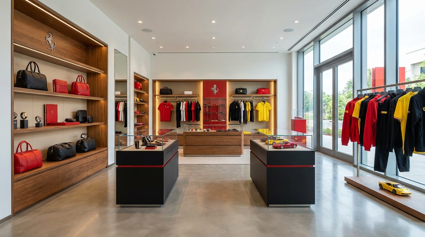 genuine ferrari accessories and apparel shop