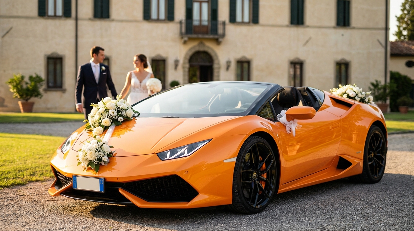 lamborghini car rental for weddings near me