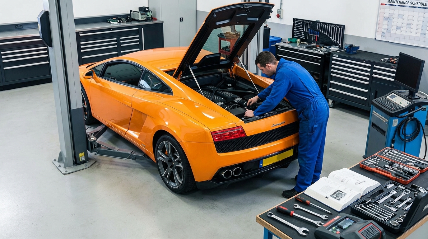 lamborghini maintenance schedule for high mileage